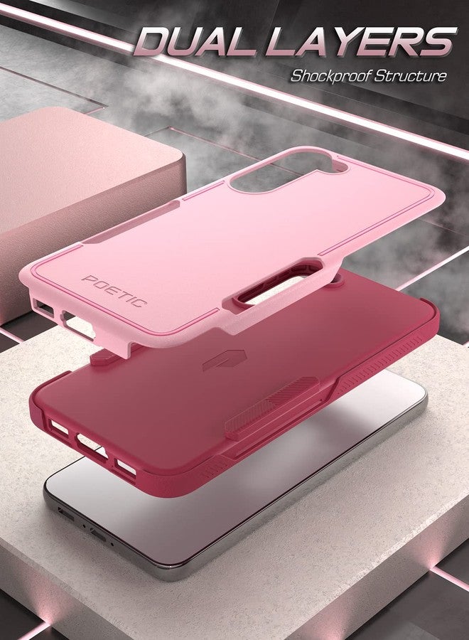 Poetic Neon Series Case Compatible with Galaxy S23 Plus 5G 6.7 inch, Dual Layer Heavy Duty Tough Rugged Lightweight Slim Shockproof Protective Cover Case, Light Pink - Image 2